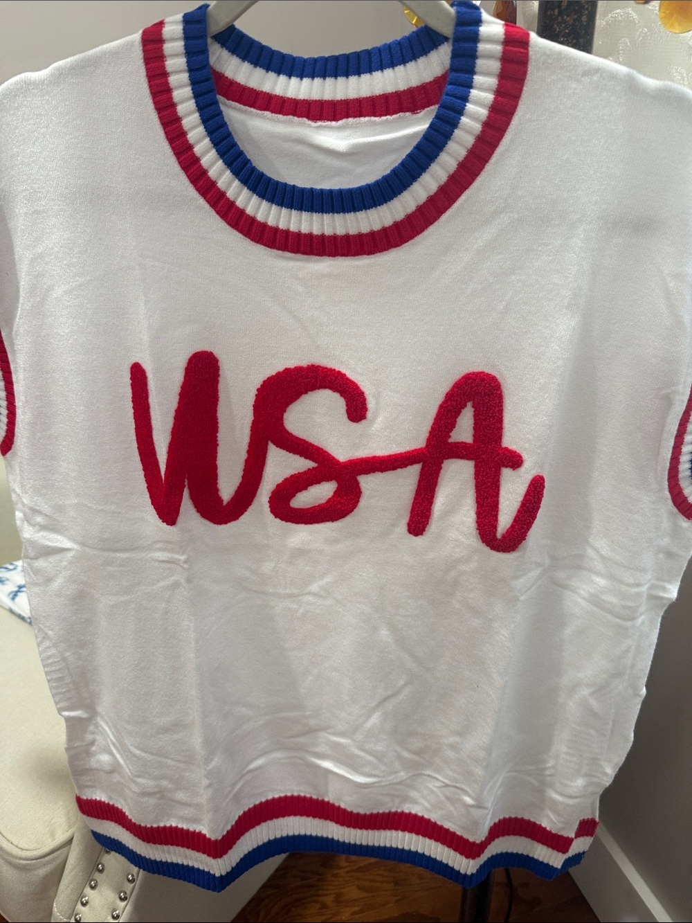 USA Knit Sweater Patriotic America 250th Anniversary - Picture 7 of 10